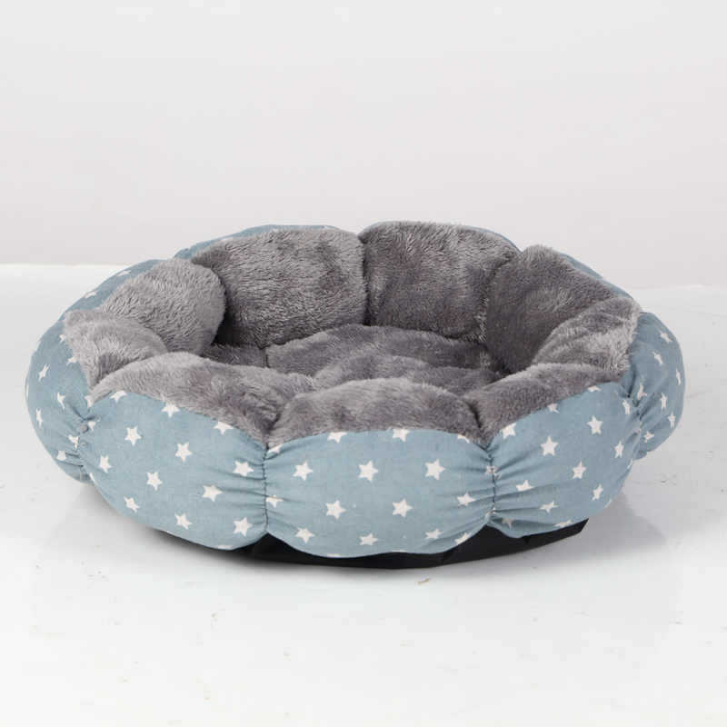 Calming Donut Pet Bed Round Fluffy Soft Comfortable Nest