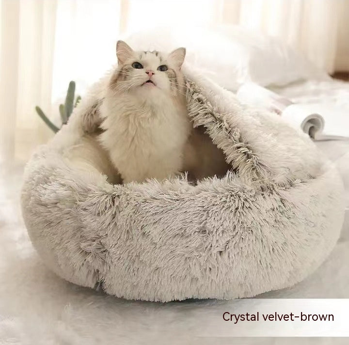 Cozy Cocoon Pet Bed Soft Comfortable Nest
