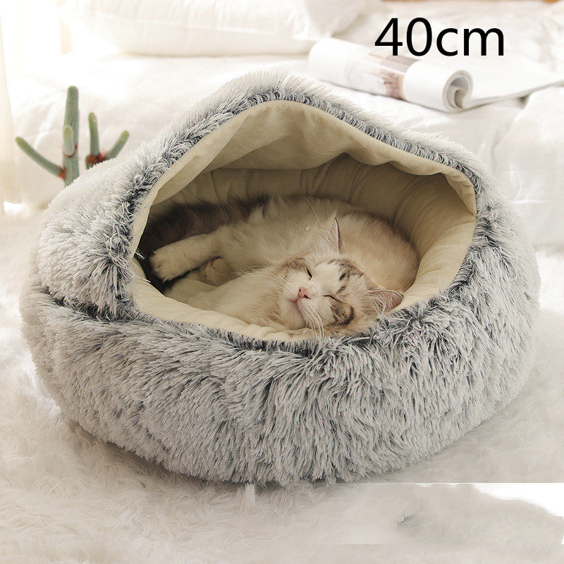 Cozy Cocoon Pet Bed Soft Comfortable Nest