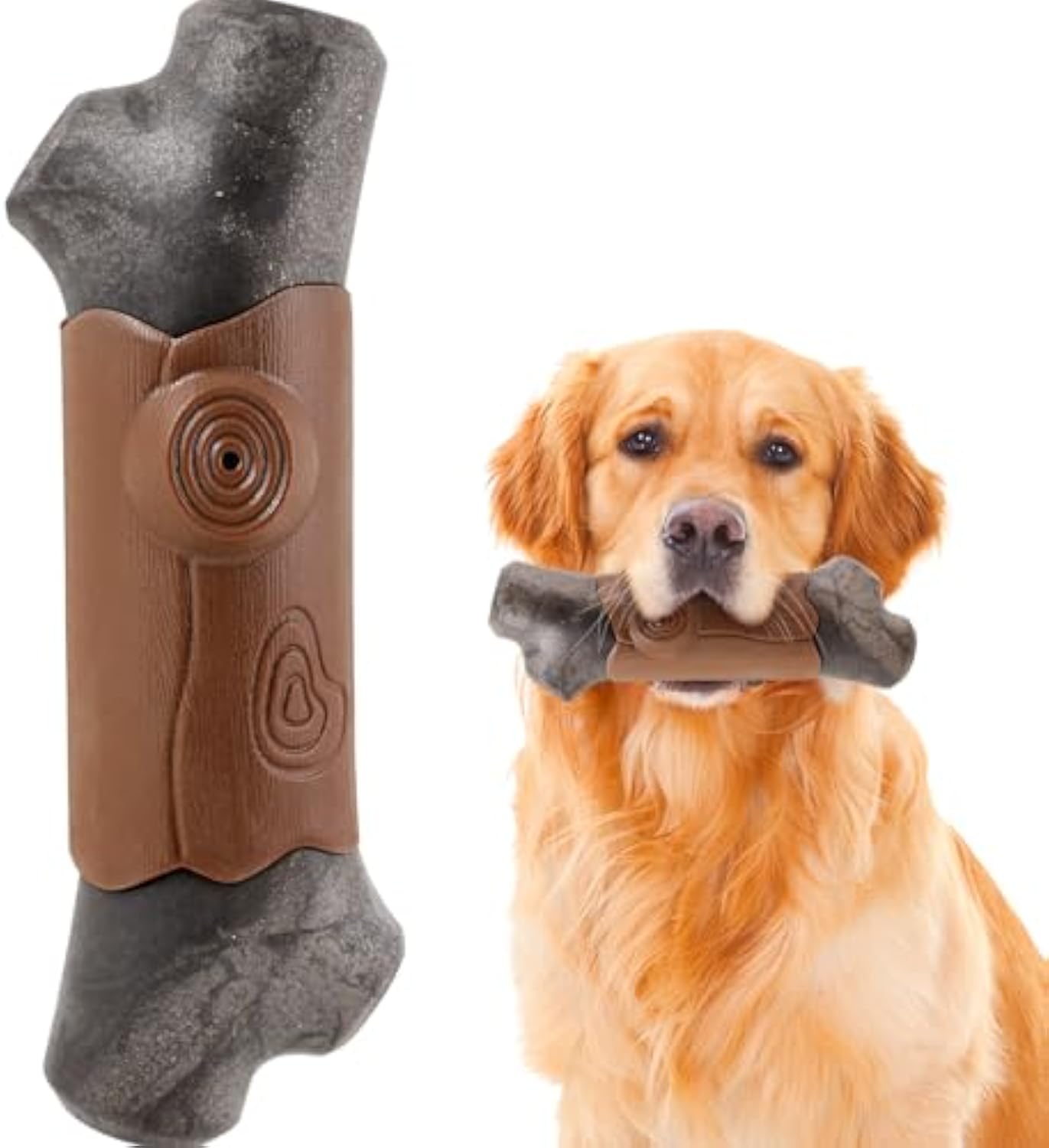 Indestructible Durable Pet Chew Toy Bacon Flavor For Large Breeds