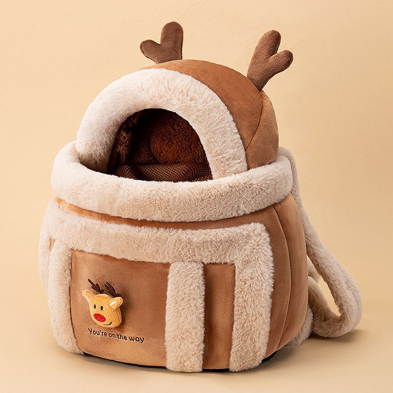 Pet Animal Shaped Portable Diaper Backpack Travel Carrier
