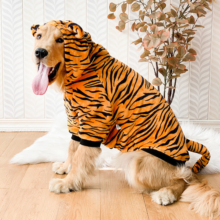 Pet Tiger Costume Clothing Stylish Dress Up Wear
