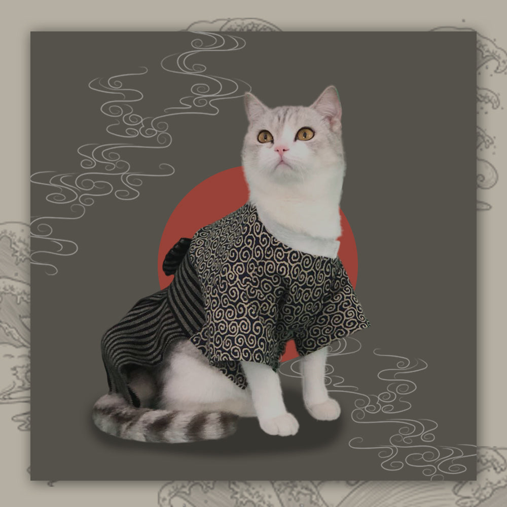 Pet Japanese Kimono Style Outfit Costume Apparel Clothing