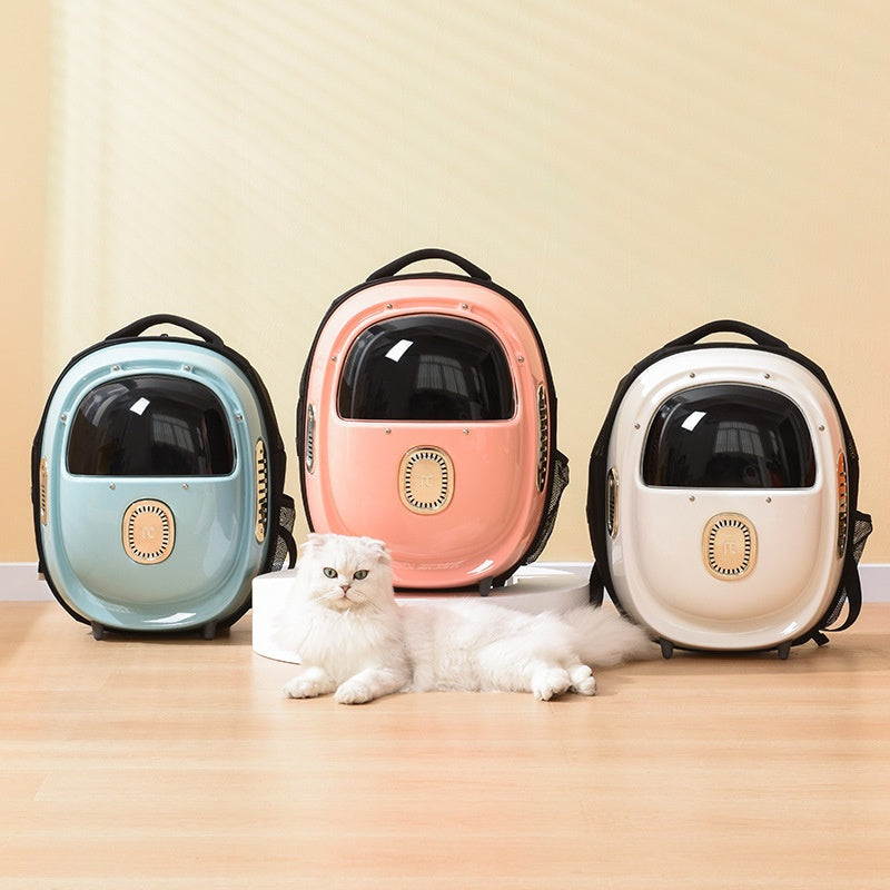 Pet Heated Space Capsule Backpack Portable Climate Control Carrier