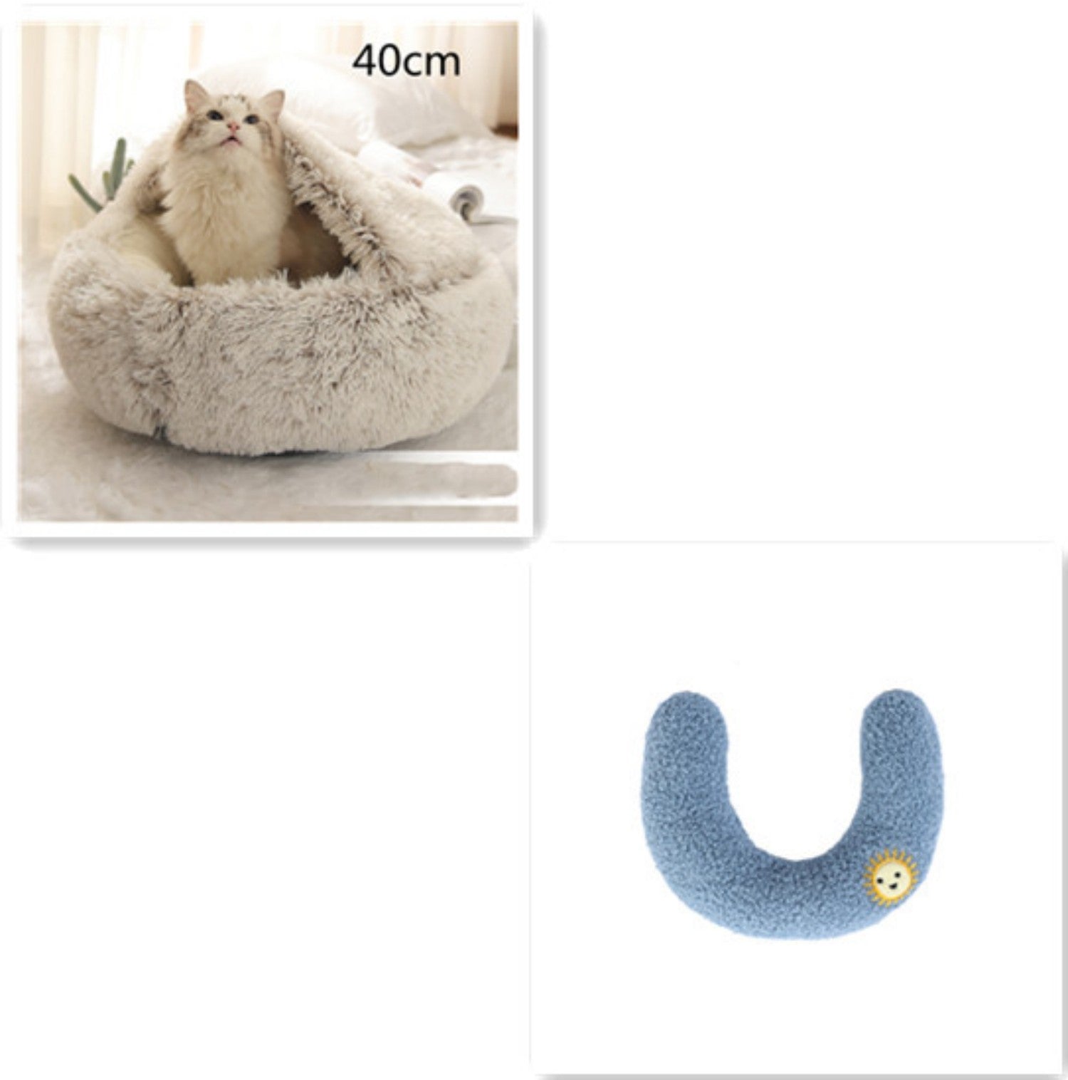Cozy Cocoon Pet Bed Soft Comfortable Nest