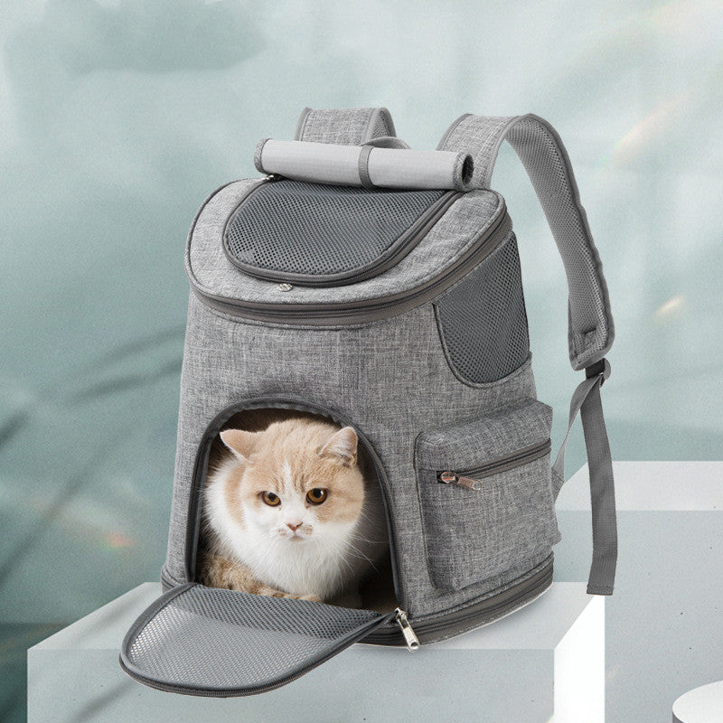 Oxford Cloth Portable Pet Backpack Shoulder Carrier Bag