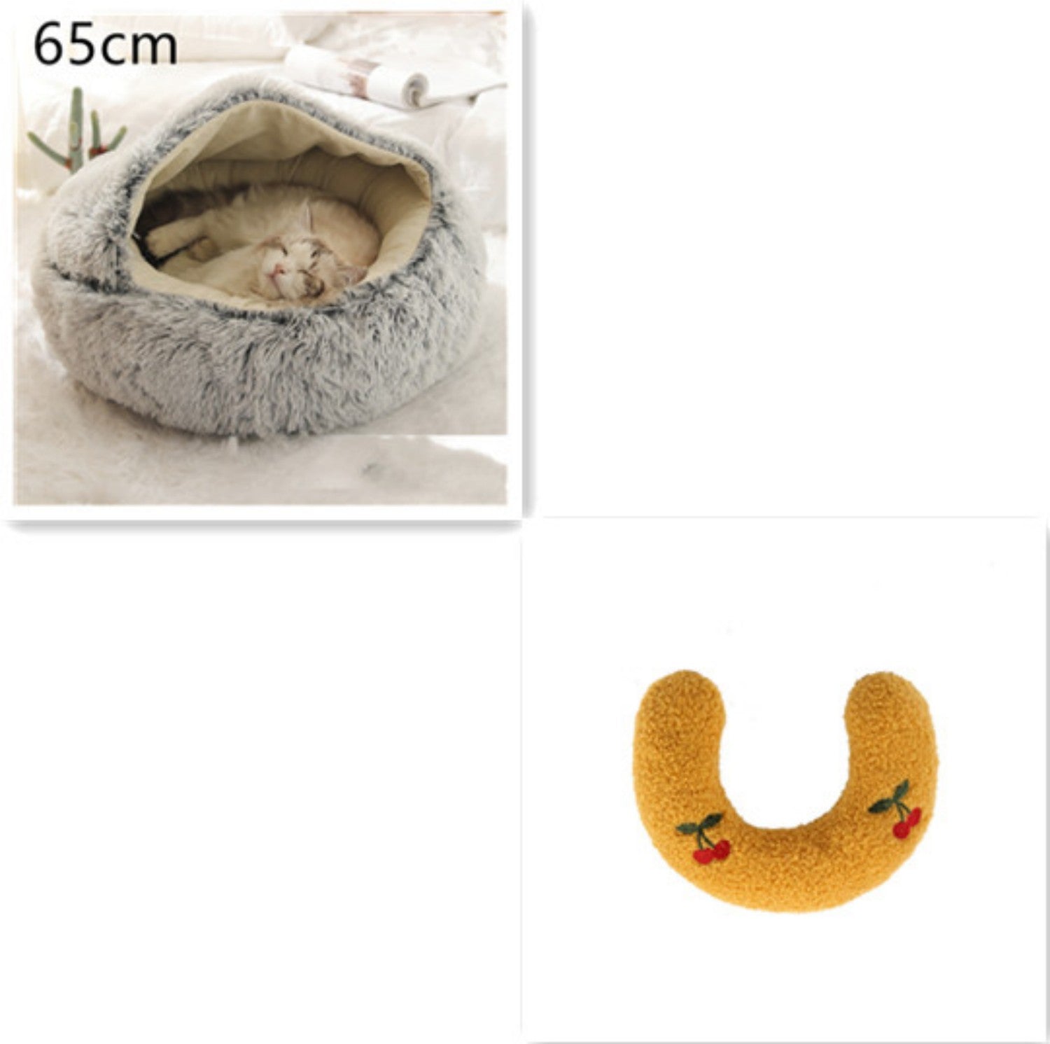 Cozy Cocoon Pet Bed Soft Comfortable Nest