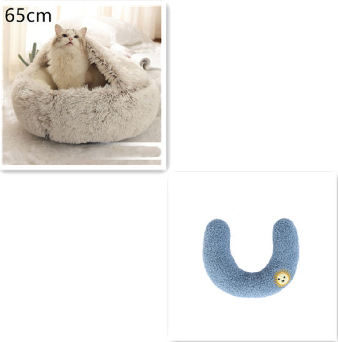Cozy Cocoon Pet Bed Soft Comfortable Nest