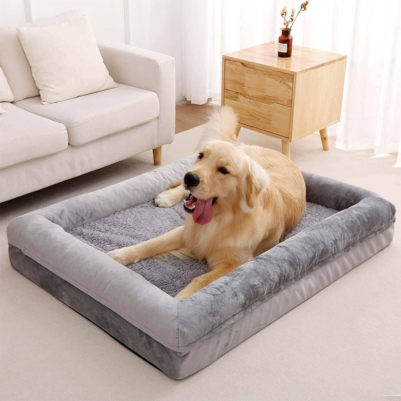 Large Pet Bed Thick Cushion Soft Comfortable Sleeping Mat