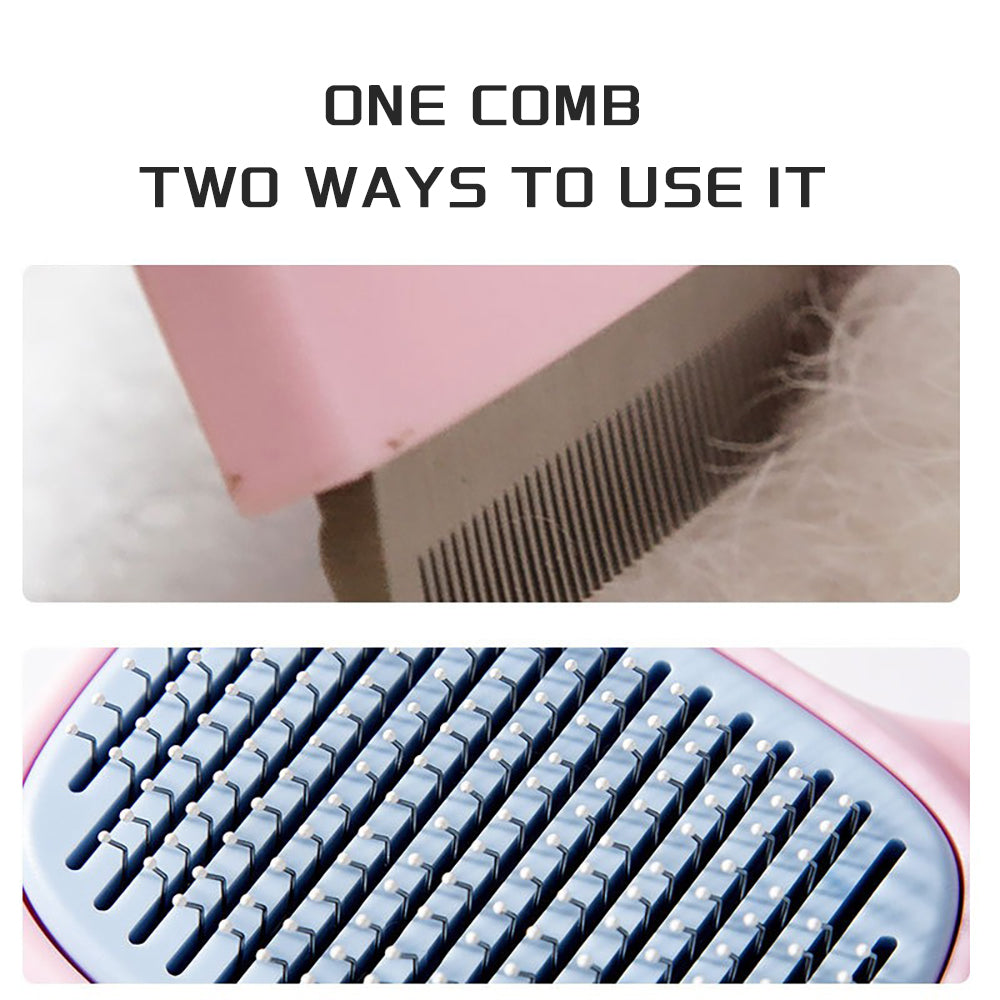 Pet Grooming Deshedding Brush For All Hair Types