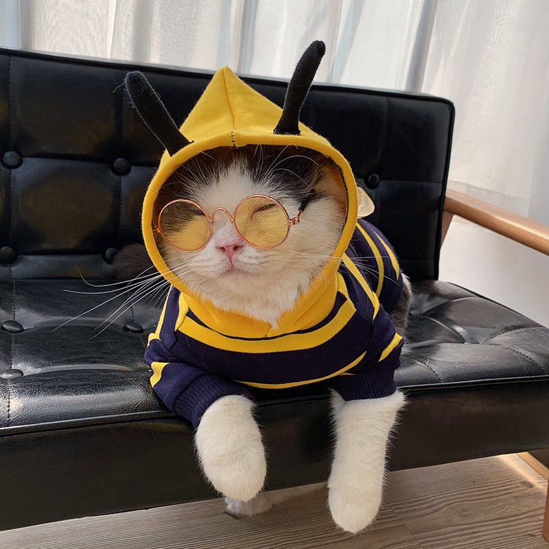 Winter Warm Plush Pet Hoodie Coat Costume Jacket