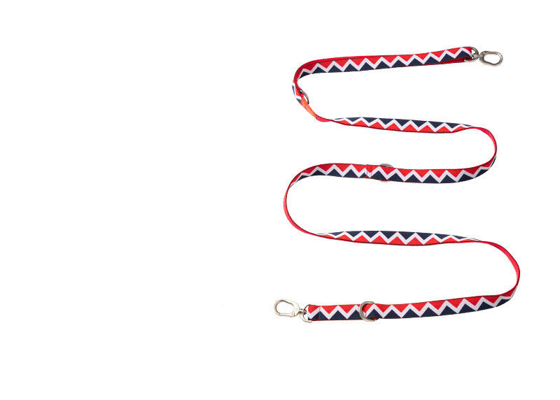 Pet Rainbow Hands Free Adjustable Multifunctional Leash