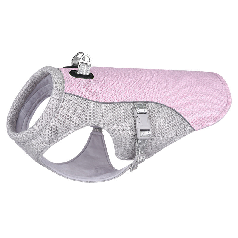 Pet Polyester Cooling Clothing Lightweight Breathable Wear