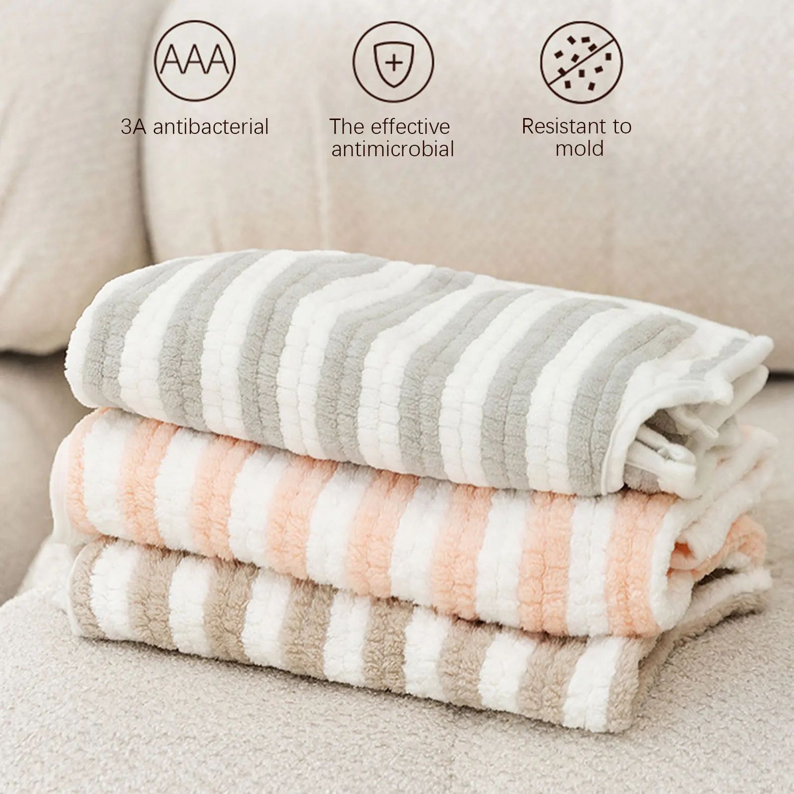 Ultra Absorbent Pet Bath Towel Quick Dry Bathrobe Wrap