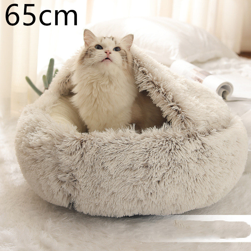 Cozy Cocoon Pet Bed Soft Comfortable Nest