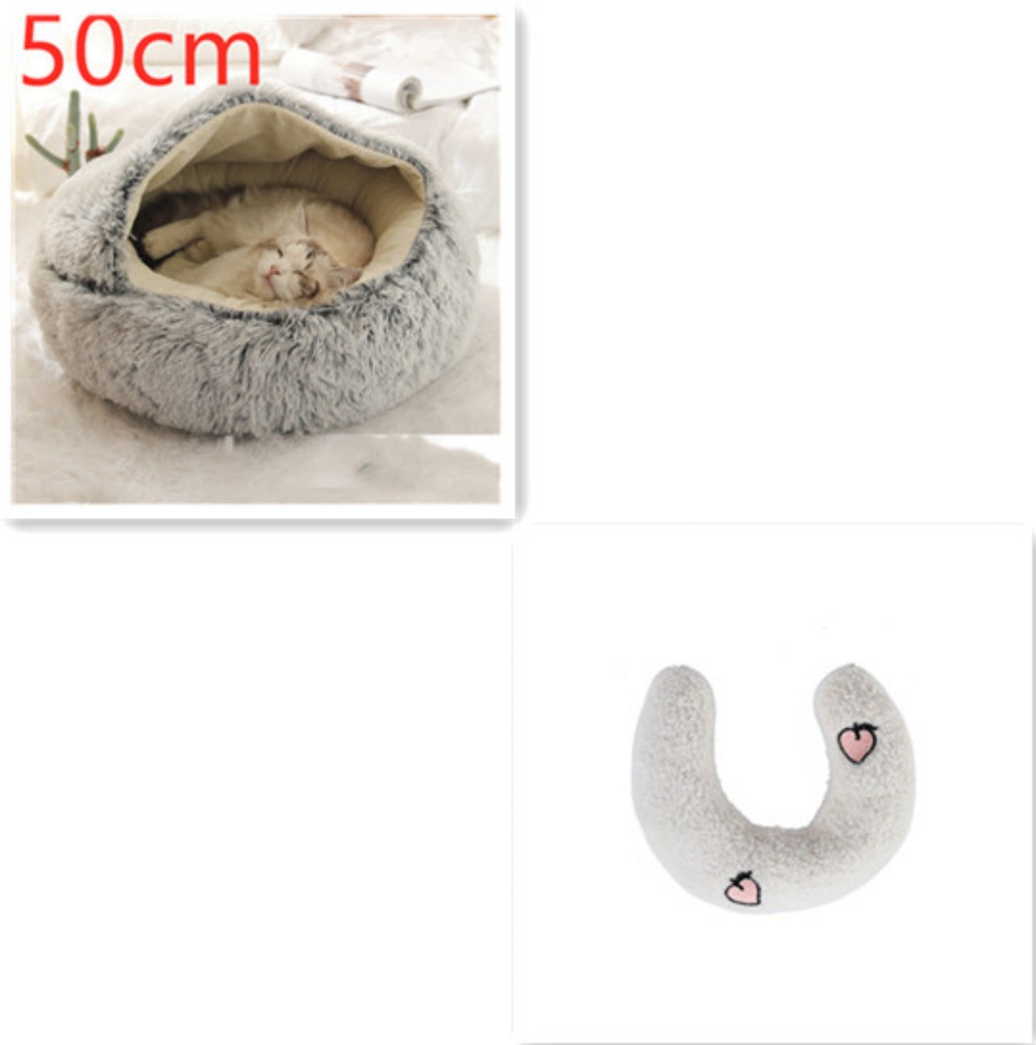 Cozy Cocoon Pet Bed Soft Comfortable Nest